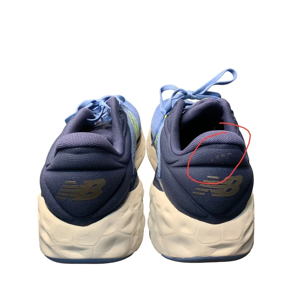 New Balance Fresh Foam X‎ Mens Running Shoes Blue Yellow Size 14 4E - Picture 11 of 11